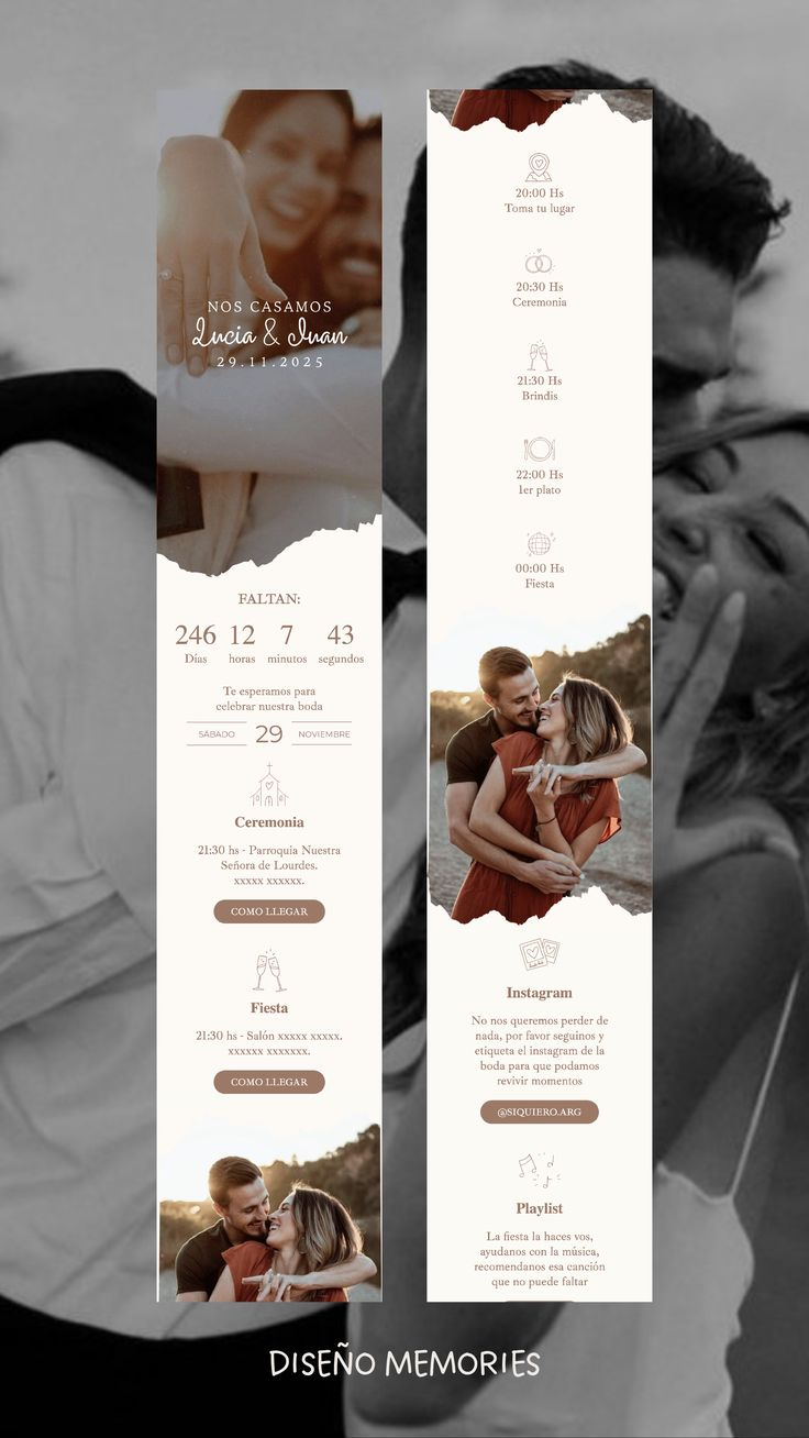 Invitación de boda